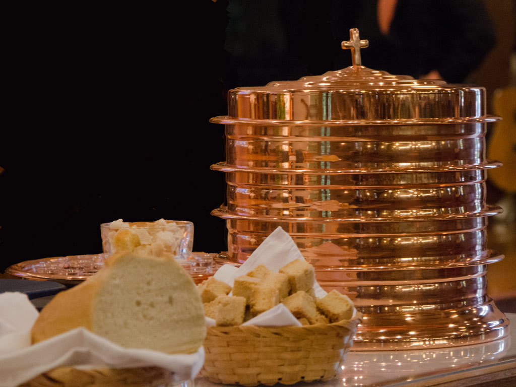 Communion Trays at First Presbyterian 