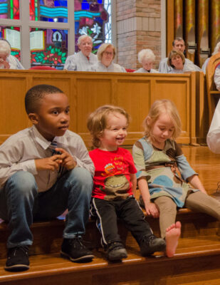 A time with children at First Presbyterian