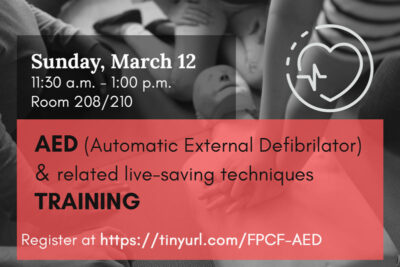 Graphic for AED training 