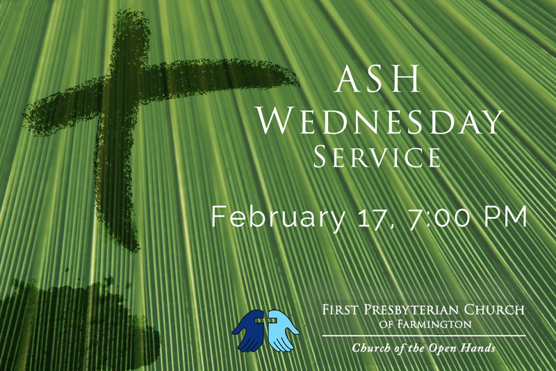 Ad Ash Wed 2021 at First Presbyterian Church of Farmington