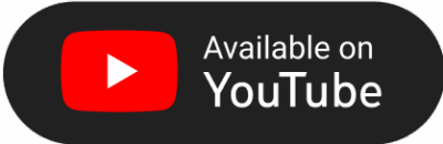 A black background with a red video symbol with the words Available on YouTube